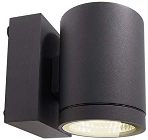 Deko-Light Outdoor LED Wandleuchte MOBBY II SINGLE, IP55, 9W 3000K 81020lm 53°, Dunkelgrau