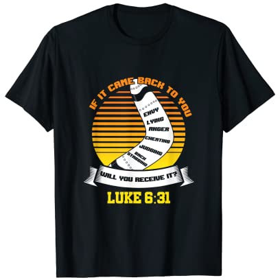 Bumerang Wurfwaffe Karma Bumerangwerfer Bibel Geschenk T-Shirt