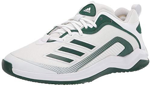 adidas Men's FV9369 Baseball Shoe, Green/Green/White, 12.5