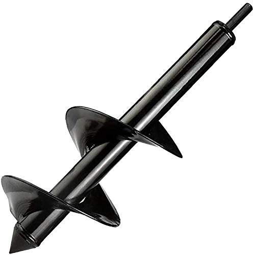 Auger Drill Bit for Planting 4x12,Garden Plant Flower Bulb Bedding Planter Auger Spiral Drill Bit,Easy Planter Garden Auger,Post Hole Digger for 3/8 Hex Drive Drill