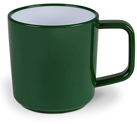 Kampa Dometic Fern Green ABS Plastic Anti-Slip 4pc Mug Tableware Set