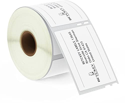 BETCKEY - 1 Rolle 99015 Selbstklebende Etiketten Kompatibel mit DYMO S0722440, 54mm x 70mm, 400 Mehrzwecketiketten für LabelWriter 450, 4XL NICHT passend 550 oder 5XL