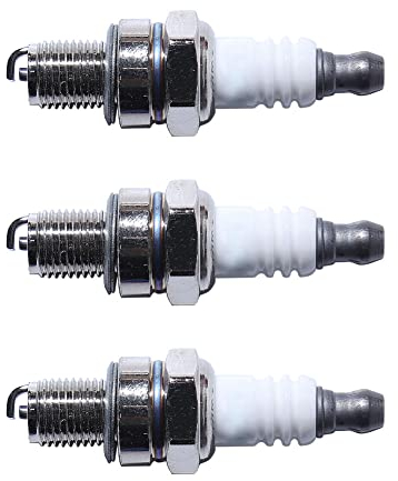 Gubeter 3X Zündkerzen-Kit, für Stihl für HONDA Robin Mitsubishi für B & S Makita 4-Takt-Trimmer-Gebläse-Freischneider, /