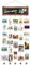 GAESHOW DIY Kreative Bilderrahmen Hängende, Hängende Fotorahmen, Mehrere Fotos Hängende Bilderrahmen mit 30 Clips, Holz Photo Hanging Bilderrahmen für Wohnkultur