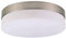 GLOBO Deckenleuchte Flurleuchte Deckenlampe 2-flammig Glas Küchenleuchte opal, Metall nickel matt, 2x E27, DxH 24x6,5 cm