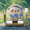Fototapete Cartoon Tier Malerei Igel Wandtapete, Moderne Vlies Tapeten für Schlafzimmer und Wohnzimmer Bunt Wandtapete Wanddekoration 350 x 256 cm (WxH) Wandbild