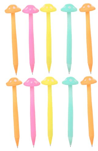 Parliky Bleistift-Set mit 10 Stück in Pilzform für Schule und Büro