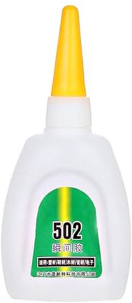 BaYuYPOO 502 - Herramienta de metal adhesivo de acrílico instantáneo súper fuerte de secado rápido para cuero, plástico, unión de madera súper instantánea T0T8