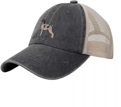 ENWIND Baseballmütze Deutsch Drahthaar Spitz Deutsch Drahthaar Cowboy Mesh Baseball Kappe Mann Hut Männer Damen Hut