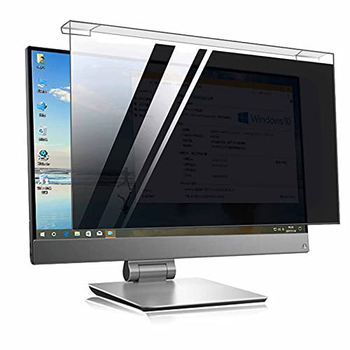 HSSMEUR Privacy Screen Filter, Desktop Computer Privacy Filter, HD Widescreen Monitor Screen Protector,Hanging Type (20in(458 * 270))