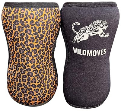 Theyet Kniebandage Crossfit 7mm Neopren Kompression | Wendbare Tierdruck Knieschoner für Männer und Frauen | Kniestütze für Fitness, Powerlifting, Kraftsport & Gym | Support für Knie, Gewichtheben