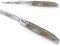 Laguiole - Couteau Pliant Personnalisé - Mitre en Inox - Texte Personnalisable sur Lame de 8.4cm - Fabrication en Auvergne, Certifiée Origine France Garantie