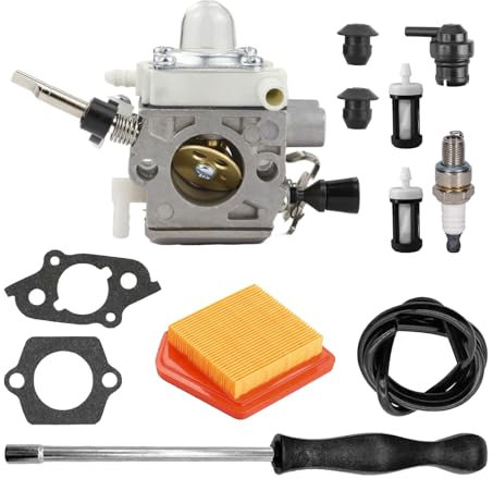 Kit carburatore 4147-120-0625 per decespugliatore Stihl FS240 FS240C FS240R FS240RC FS260C FS260R FS260RC FS360C FS410C con filtro aria 41471410300, sostituisce 41471200625 5