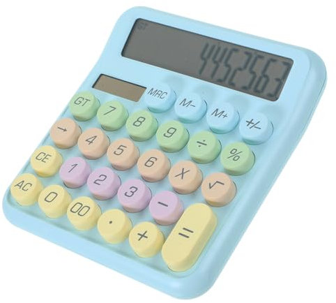 PartyKindom Mechanical Keyboard Calculator Pocket Calculator Creative Design Student Office Tool