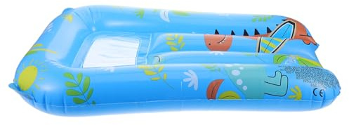 SOPOTUTU Flotteur Gonflable Garçon Fille avec Fenêtre Observation Matelas de Natation pour Piscine Planche de Surf Gonflable Multiactivités Aquatique pour Garçon Fille Bleu