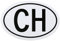 Schweiz CH Aufkleber Schild 13,5 x 9 cm Aufkleber