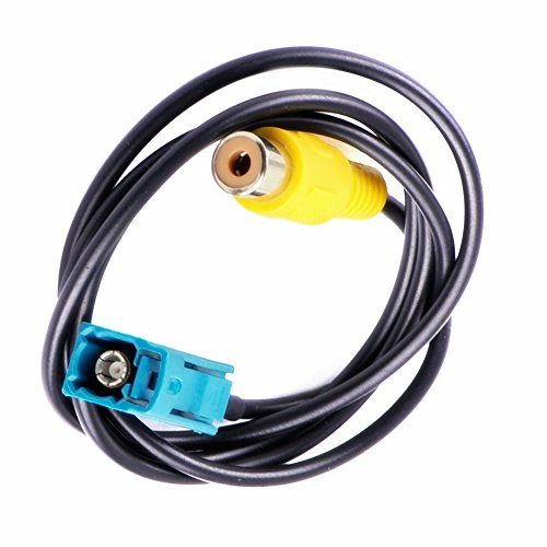 Kalakus Rückfahrkamera Video Anschluss Cinch Adapter Kabel für Mercedes-Benz C/E/CLS/GLK/CAB-TVAS20/XFAK-S20/CAM-X800D-ML,Volvo S80/S80L