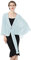 BEAUTELICATE Damen Chiffon Schal Stola Elegante Bolero Leichter Sommerjacke Braut Schal für Brautkleid Hochzeit Abendkleid Festlich (Hellblau, Einheitsgröße)