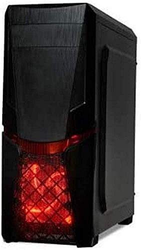 iBox ORCUS X14 Midi ATX Tower Black – Computer Case (Midi ATX Tower, PC, ATX, ITX, Black, Red, Background)