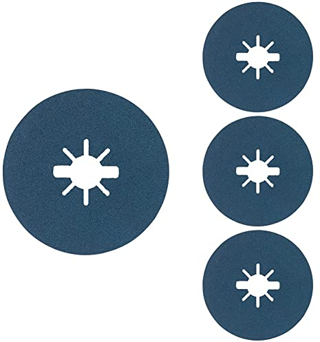 Bosch Professional Best - Discos de lija de fibra (para metales, X-LOCK, R574, diámetro125 mm, grano 60, diámetro del orificio: 22,23 mm)