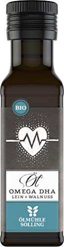 Ölmühle Solling Omega 3 DHA Öl - Leinöl + Walnussöl - BIO-Qualität - 100ml