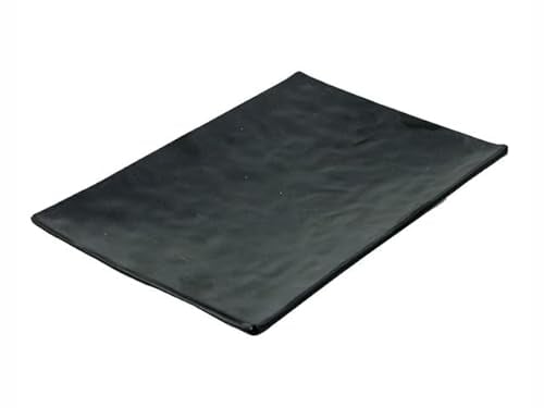 Tognana TOG800N00 Piatto Rettangolare Show, Nero, 20 x 14 cm, Ceramic