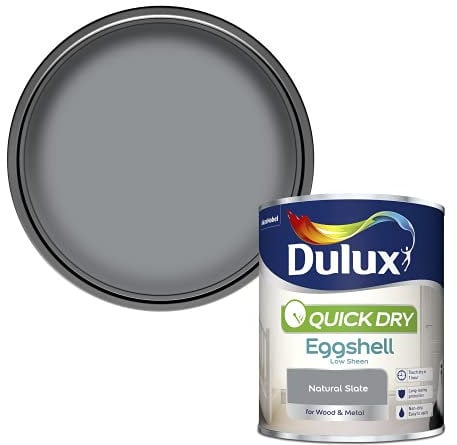 Dulux 5358164 Quick Dry Eggshell Paint - Natural Slate - 750ML