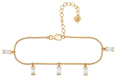 cai Damen Armband 925/- Sterling Silber 15+4cm Glänzend Zirkonia gelb 358260202-19-1