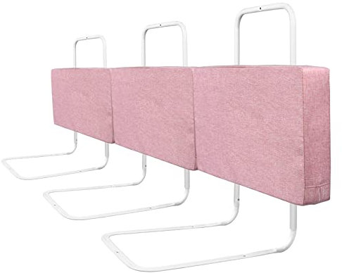 NAIZY Barrière de lit pour bébé - 180 cm, Rose