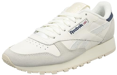 Reebok Unisex Klassisches Leder Sneaker,Kreide Stuckrahmen Blau F23,37.5 EU