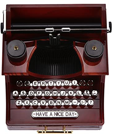 Lodokdre Home Retro Vintage Schreibmaschine Box Büro mechanische Dekoration Kinder Retro Box
