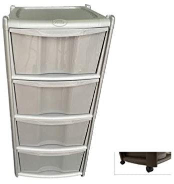 House&Style Schublade Vulcano 4CASS. Grau 7901, wie abgebildet