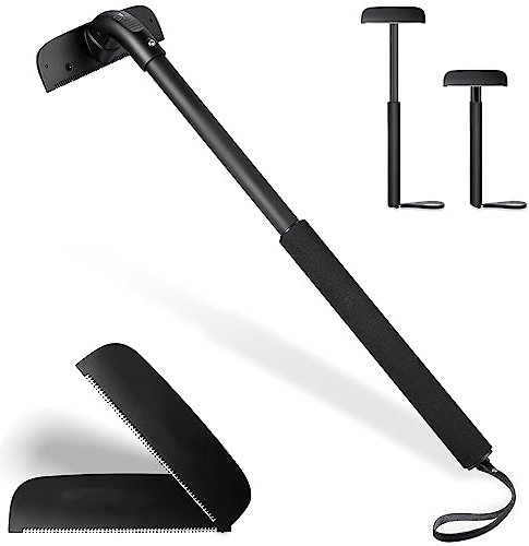 Épilateur de dos pour hommes, poignée élastique rasoir de dos pour hommes, tondeuse à poils pour le corps rasoir ergonomique pour esthéticienne rasage humide ou sec