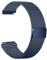 Oumida 20mm 22mm Uhrenarmbänder für Damen Herren, Edelstahl Mesh Armband Metall Ersatzarmband, Verstellbarer Schnellverschluss Armbänder mit Magnetschnalle, 22mm Blau