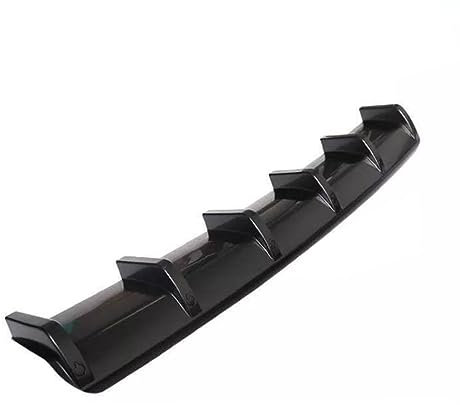 Auto ABS/Kohlefase Stoßstange Lippe Diffusor, Für VW Up! Polo Golf T-Cross T-ROC Taigo Heckspoiler Splitter Anti Crash Kratzfest Styling ZubehöR,A/Gloss Black