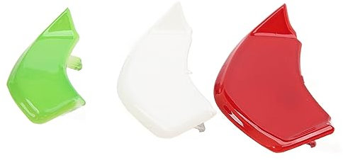 Cache klaxon décoratif avant, apparence décoration moto couverture avant décoration résistance à la rouille étanche pour Primavera 150 2018 à 2022 (vert+blanc+rouge)
