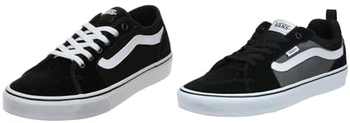 Vans Herren Filmore Suede/Canvas Sneaker, Schwarz ((Suede Canvas) Black/Pewter T2J), 43 EU Hi (Suede/Canvas)