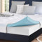 ELEMUSE Firm Mattress Topper Kingsize Bed for Back Pain Relief - Hard Mattress Topper with Washable Cover, King Matresses Topper with OEKO-TEX & CertiPUR-US (King Size-150x200cm)
