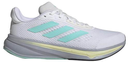 Adidas Herren Response Super M Running Shoes, Cloud White/Flash Aqua/Halo Silver, 45 1/3 EU
