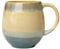 YDoLimmer500ml Große Kapazität Kaffeetasse Becher Mit Griff Teetasse Kakaobecher Cappuccinotasse Home Office Geschenk (Braun+Blau)