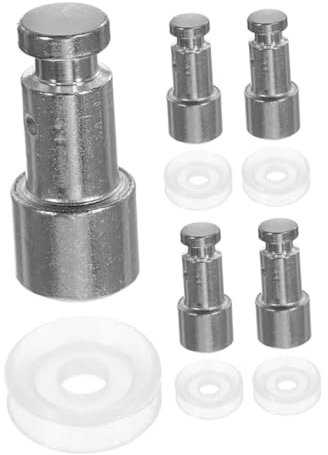 PRETYZOOM 5 Sets Pressure Cooker Float Valve Positioning Shaft Sealing Kit Stainless Steel and Rubber Pad Replacement for Electric Pressure Cooker 4L 5L 6L