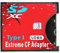 Adaptador de tarjeta SD a CF a convertidor de tarjetas estándar tipo I, lector de tarjetas para puerto de cámara SLR para tarjeta SD WiFi
