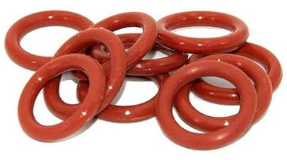 Silicone Rubber O-Ring Seal Gasket for Plumbing and Pneumatic Seal, Faucet, Automobile, Pump CS 2.65mm-WHITE-2.65mm-ID 11.8mm (100Pcs)