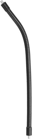 PATIKIL 12 Gooseneck, 1/4-20 Male to Male Thread Metal Universal Hose Flexible Arm Gooseneck Tube Extension Holder for Action Camera, Phone, Microphone, Black