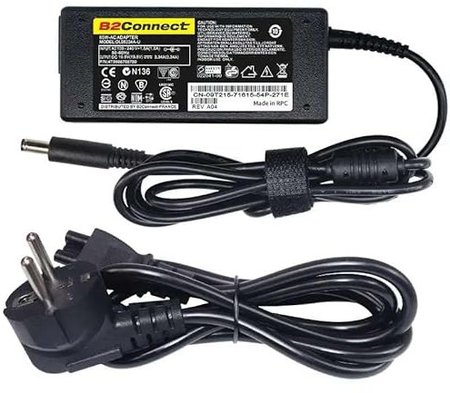 B2CONNECT 65W Chargeur Ordinateur Portable Compatible avec Dell Vostro 15 3578 19.5V 3.34A