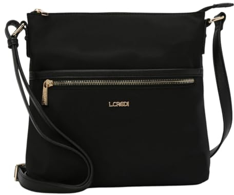 L.CREDI Alena Crossbody Bag Black