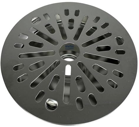 BieTal® Tropfschale Tropfkasten Edelstahl rund 13,2cm mit Lochplatte zum Einlassen