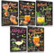5er Set Retro Blechschilder Cocktail Rezept 20x30cm - LILLET PEACK SANGRIA GIMLET APEROL SOUR - Vintage Metall-schild Wand Decoration Geschenke für Cocktail-bar