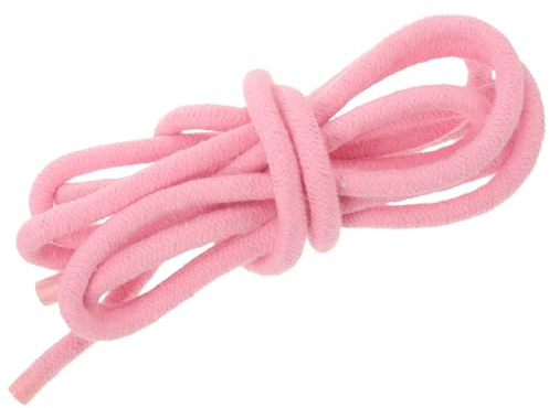 Pink Cotton Gymnastics Rope for Training, Flexible Sports Accessory | Rhythmic Gymnastics Use, Gym Equipment for Routines, Stylish Colour Design in One Versatile Piece