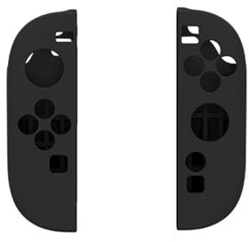 CERFFOOL Schutzhülle für Nintendo Switch 2 Joy-Con Silikon Weich Kratzfest rutschfest Stoßfest Zubehör für Spielekonsolen (schwarz)